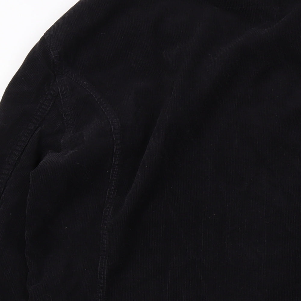Peter Green Womens Black Jacket Size L Button