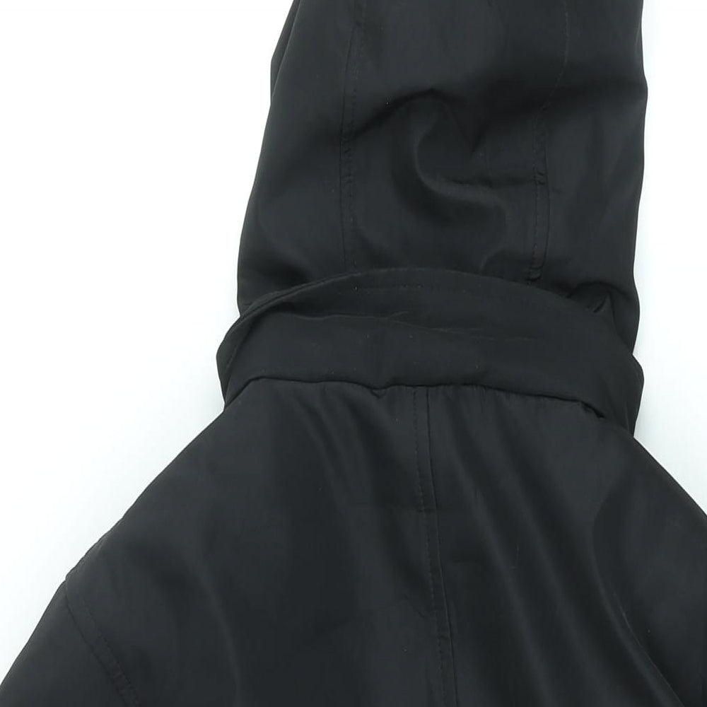 Rosetti Womens Black Parka Coat Size 12 Zip