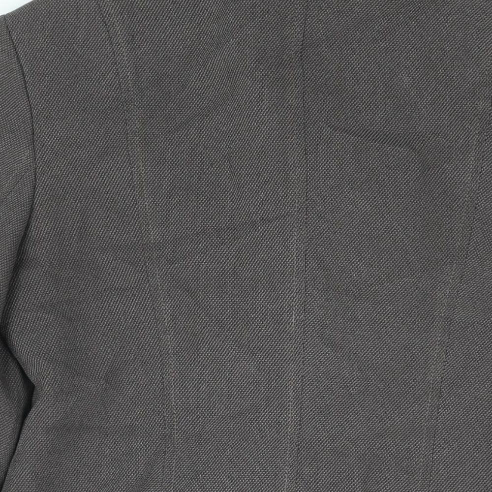 Next Womens Brown Jacket Blazer Size 10 Button