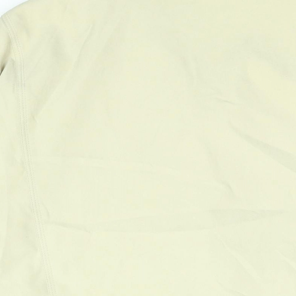 Essentials Mens Beige Jacket Size XL Zip - Vintage