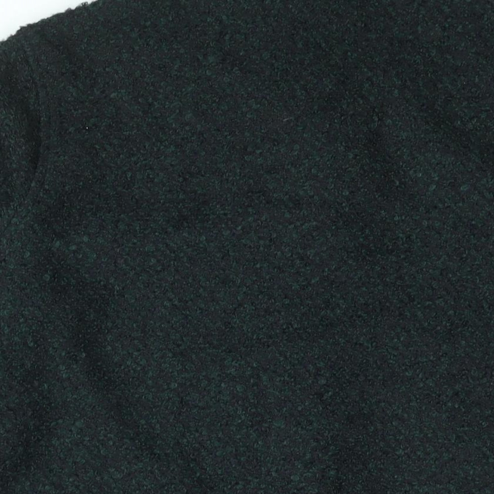 Marks & Spencer Womens Multicoloured Pea Coat Coatigan Size 12 Zip