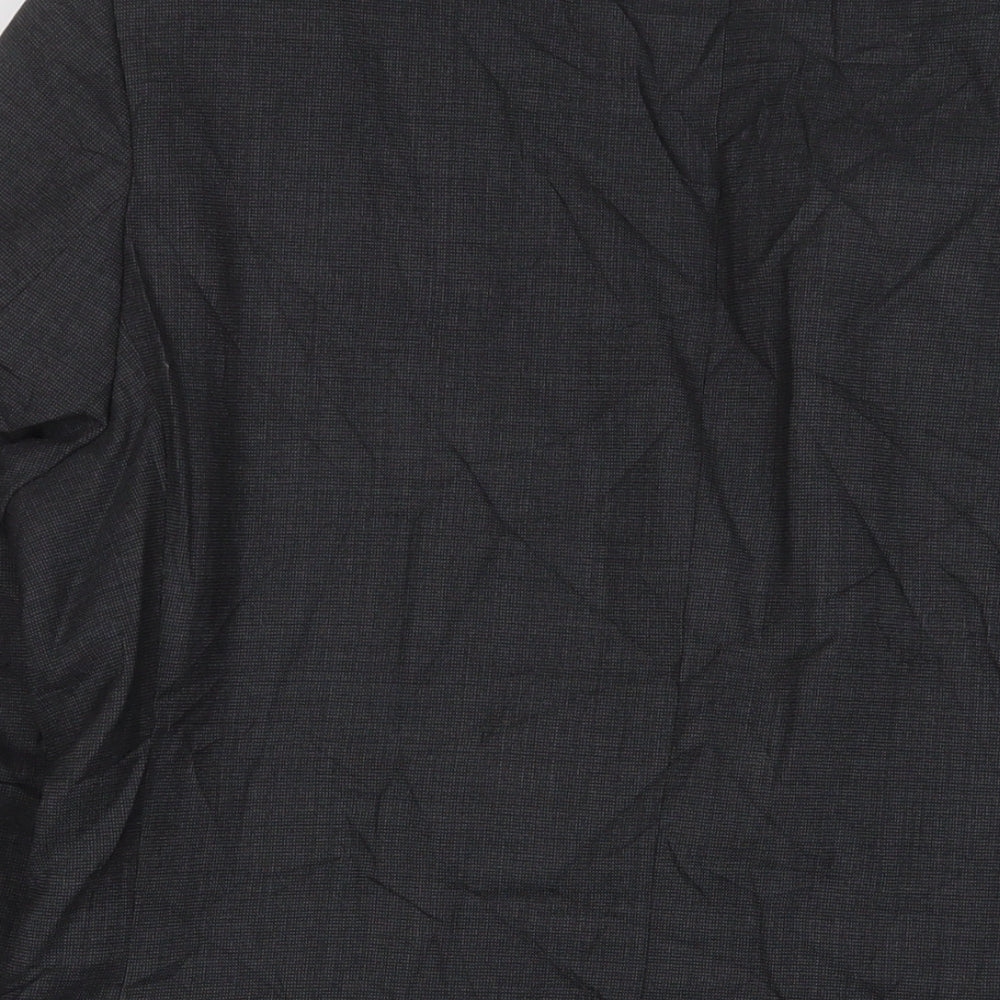 Marks & Spencer Mens Grey Wool Jacket Suit Jacket Size 42 Regular