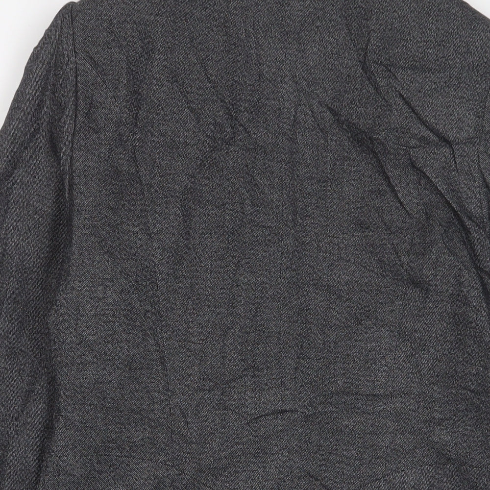 NEXT Womens Grey Jacket Blazer Size 10 Button