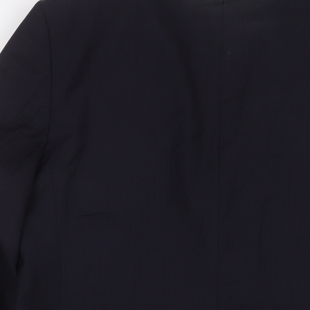 Marks & Spencer Mens Blue Wool Jacket Suit Jacket Size 42 Regular