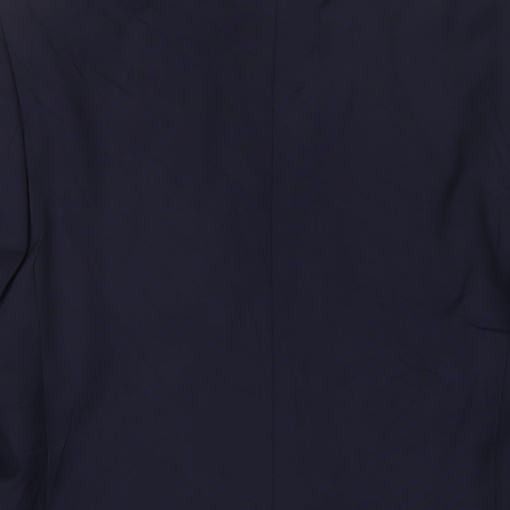 Marks & Spencer Mens Blue Polyester Jacket Suit Jacket Size 40 Regular