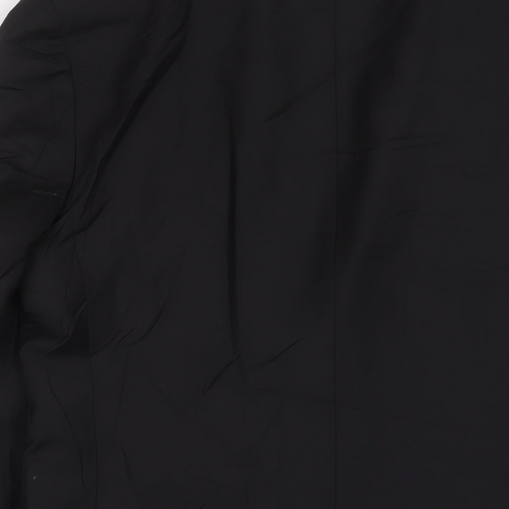 Marks & Spencer Mens Black Wool Jacket Suit Jacket Size 40 Regular
