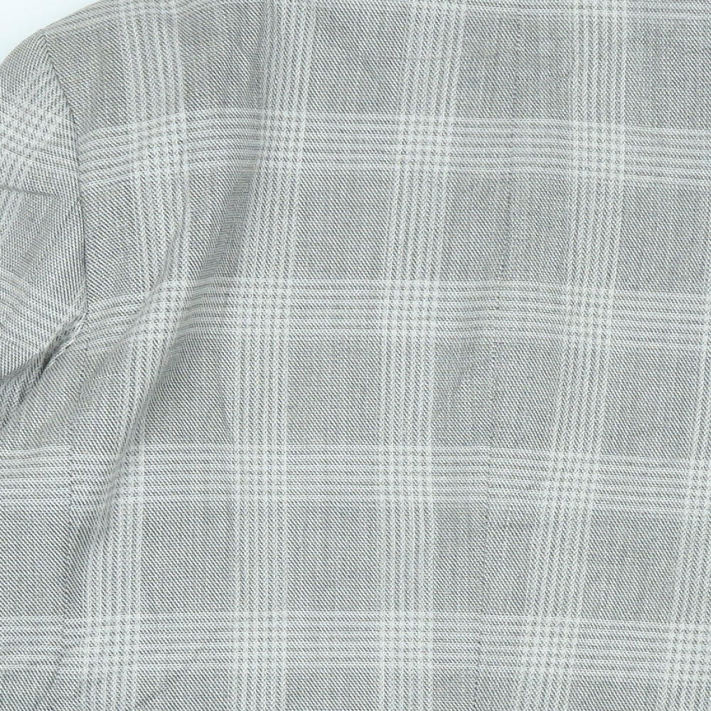 Marks & Spencer Mens Grey Polyester Jacket Suit Jacket Size 42 Regular