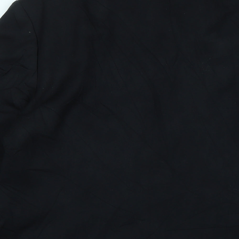 Marks & Spencer Womens Black Jacket Size 14 Button