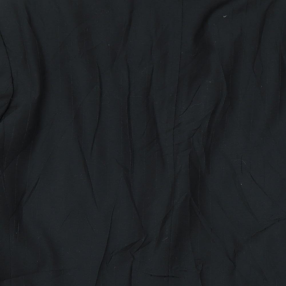 VARTERS Mens Black Wool Tuxedo Suit Jacket Size 34 Regular