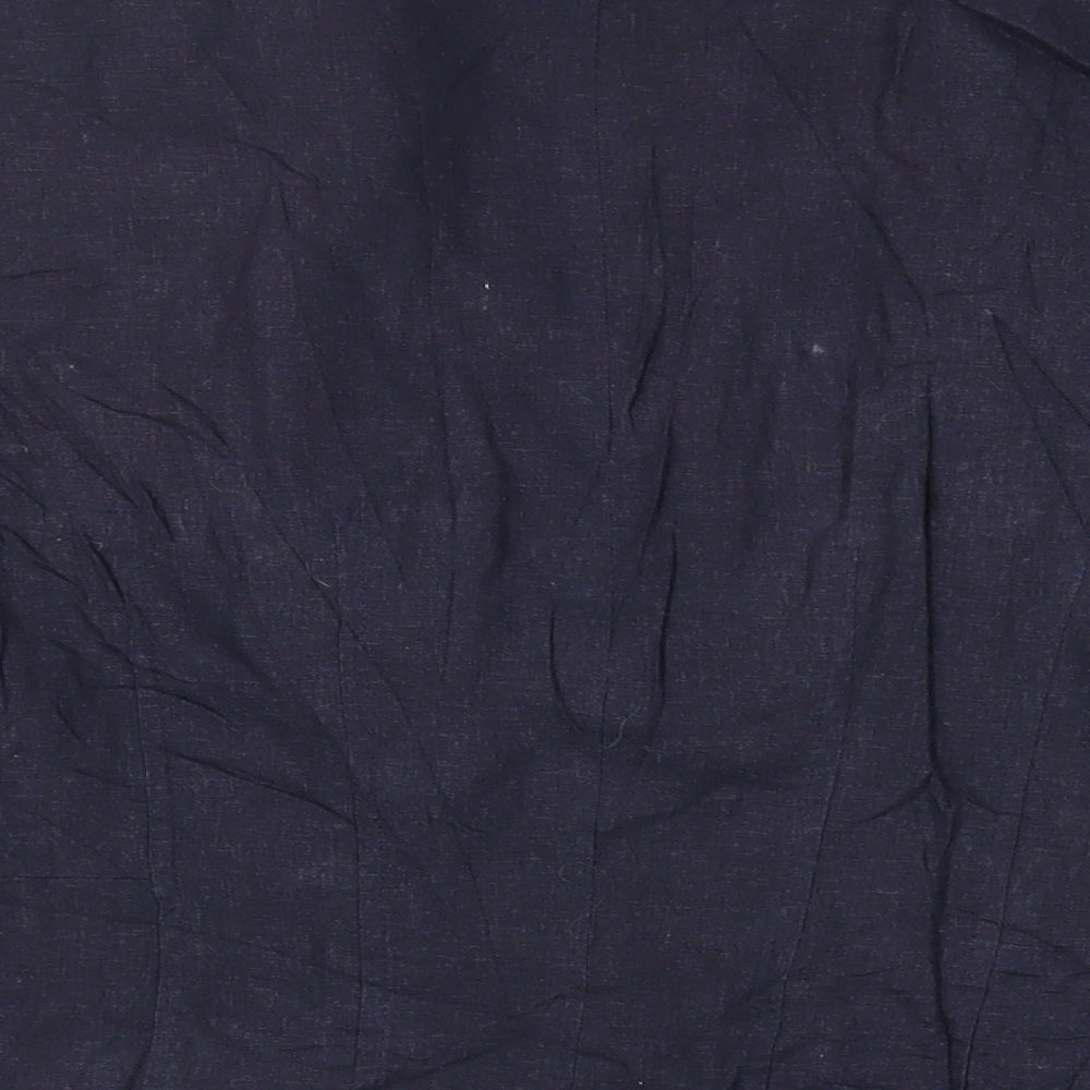 BHS Womens Blue Jacket Blazer Size 18 Button