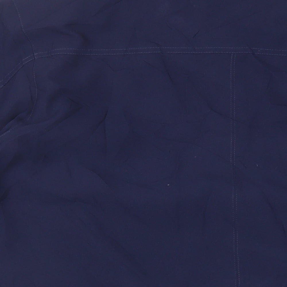 David Barry Womens Blue Jacket Size 20 Button
