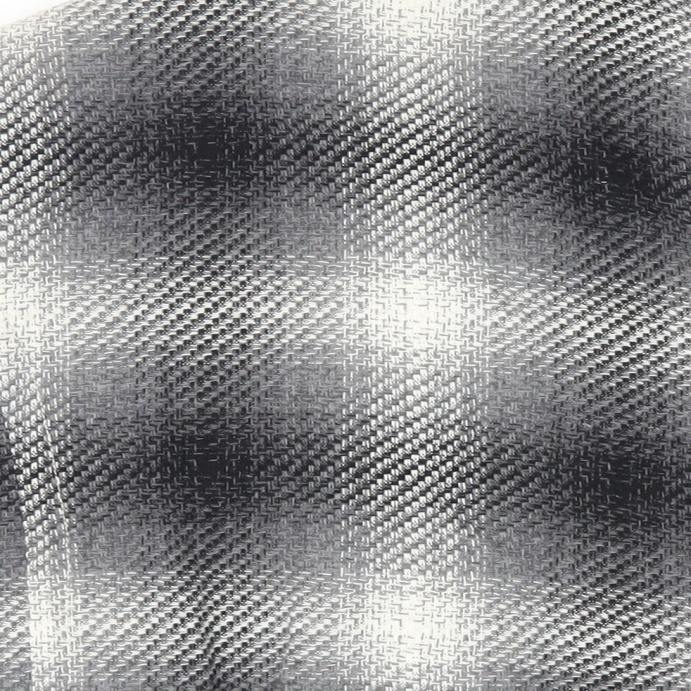 Marks & Spencer Womens Grey Plaid Jacket Size 16 Button