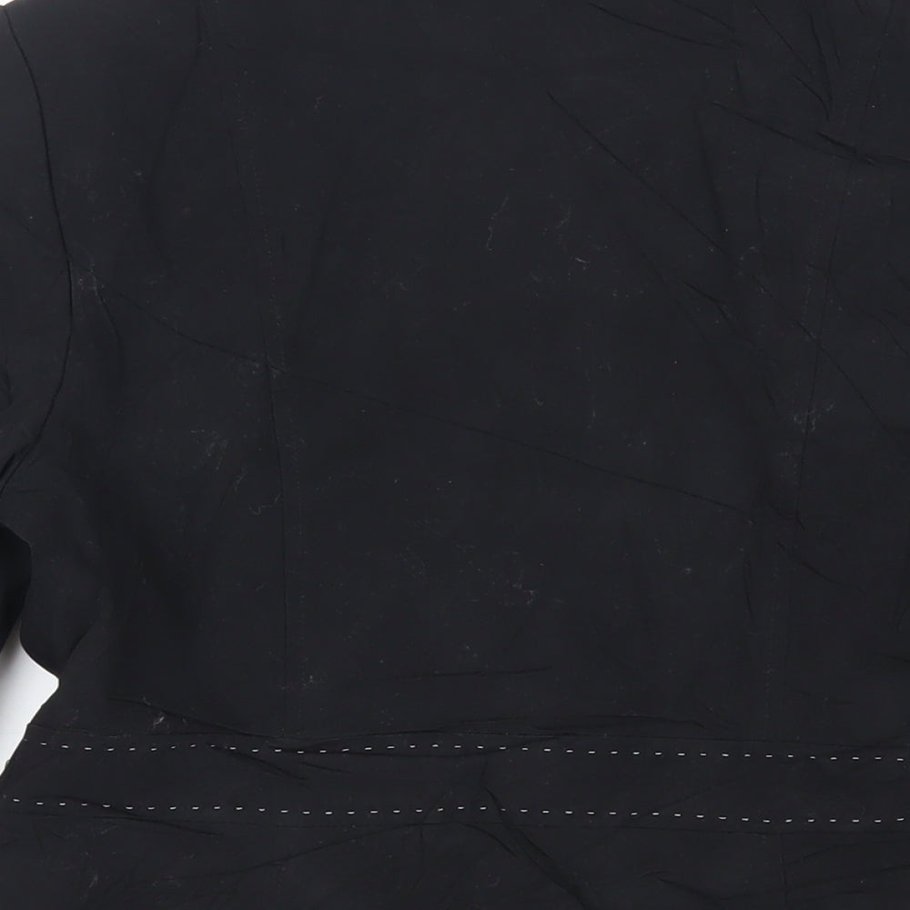 NEXT Womens Black Jacket Blazer Size 10 Button
