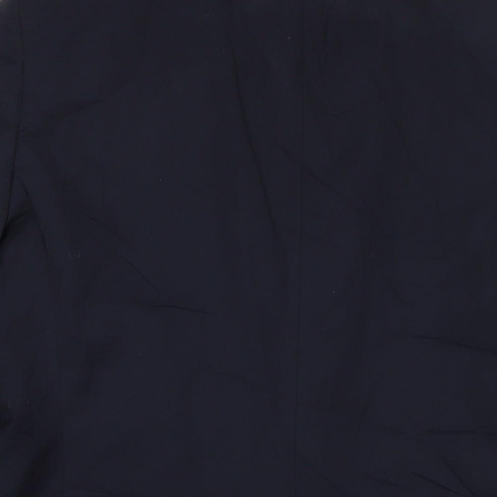 Marks & Spencer Mens Black Polyester Jacket Suit Jacket Size 40 Regular