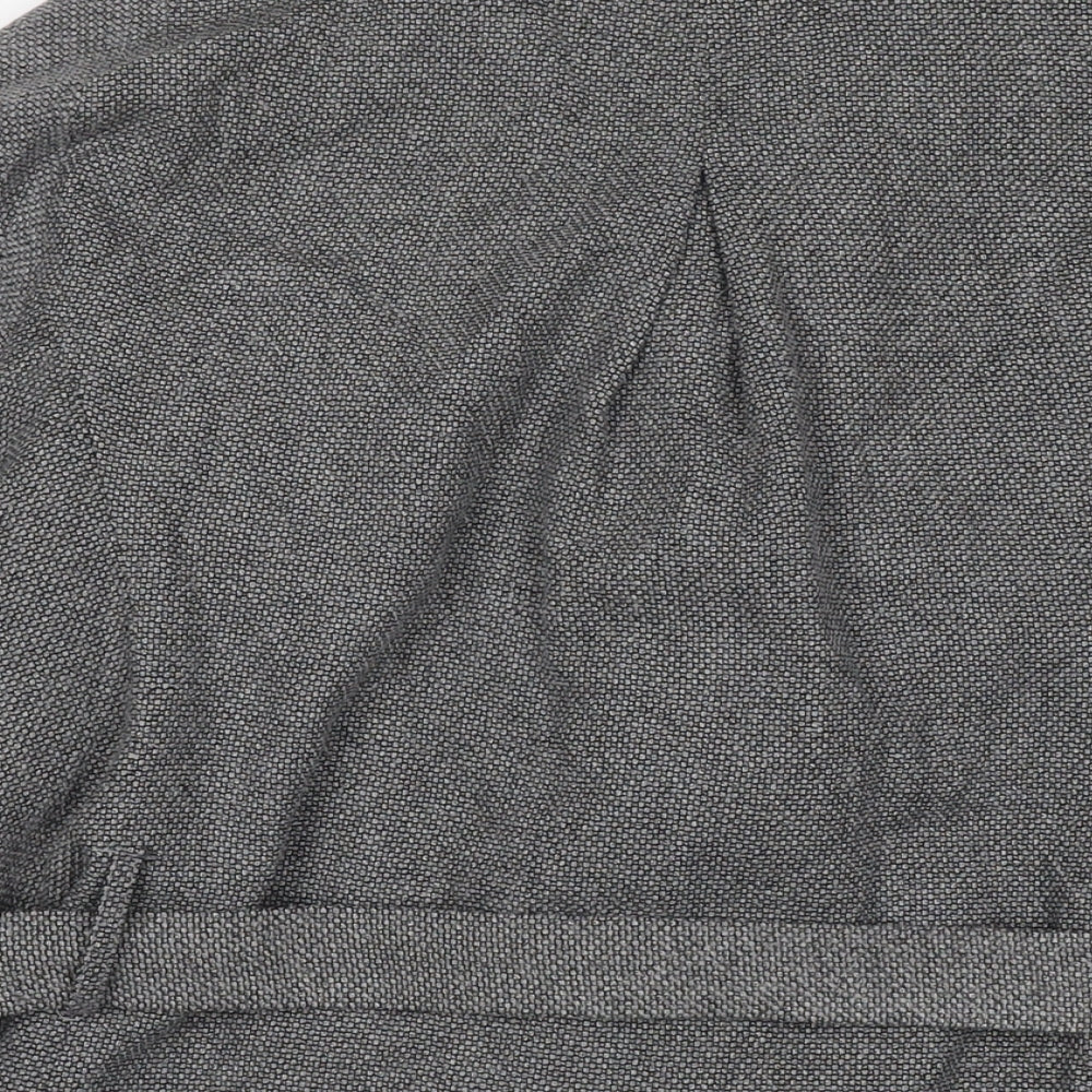 CMD Womens Grey Pea Coat Coat Size 18 Button