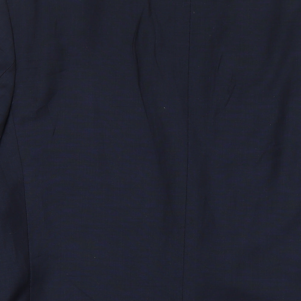 Marks & Spencer Mens Blue Wool Jacket Suit Jacket Size 40 Regular