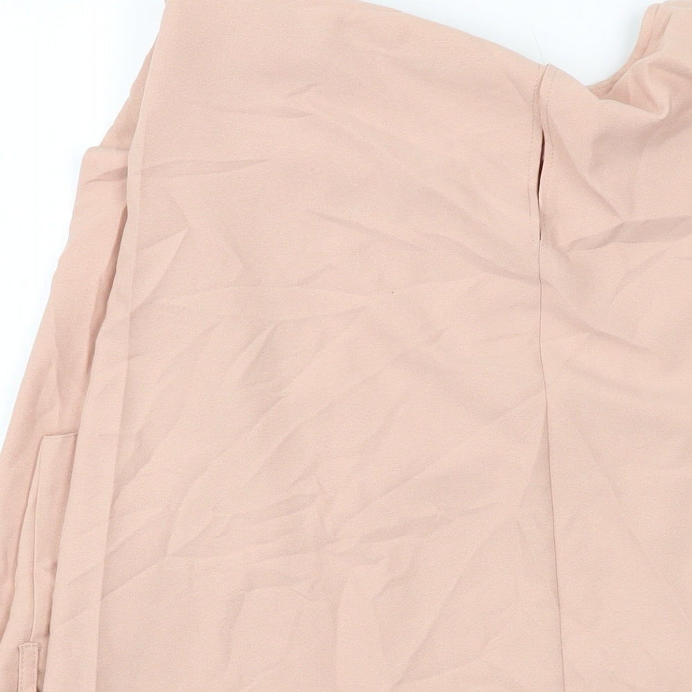 ASOS Womens Pink Polyester Basic Tank Size 18 Round Neck