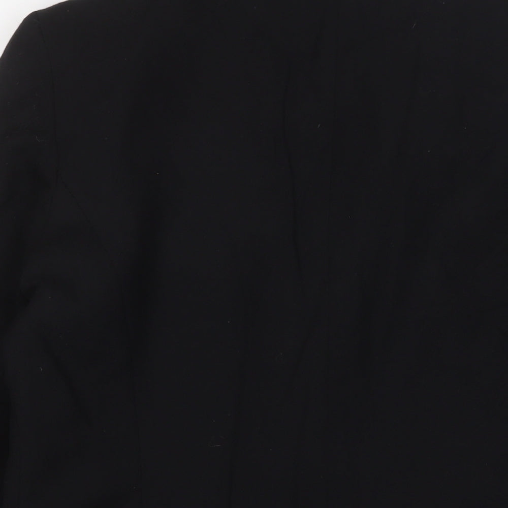 Littlewoods Womens Black Jacket Blazer Size 14 Button