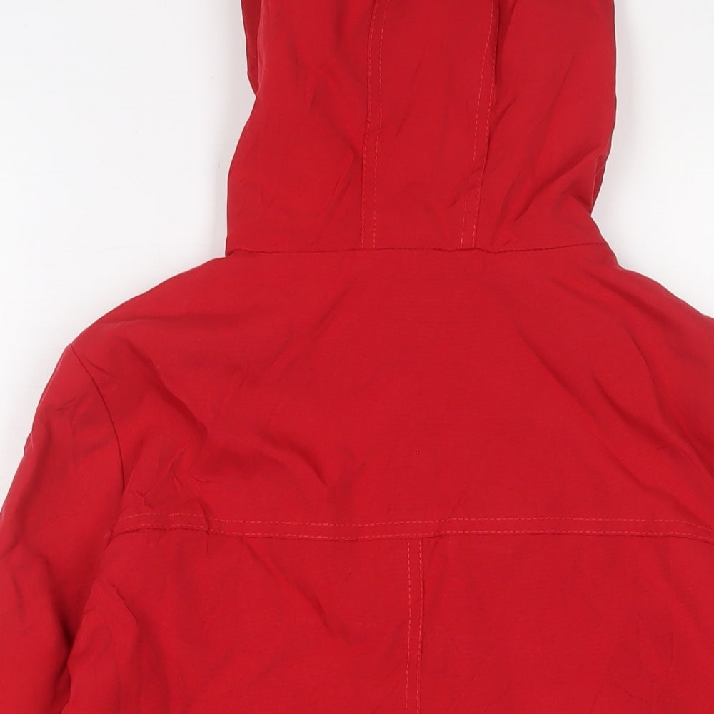 Marks & Spencer Womens Red Jacket Size 10 Zip