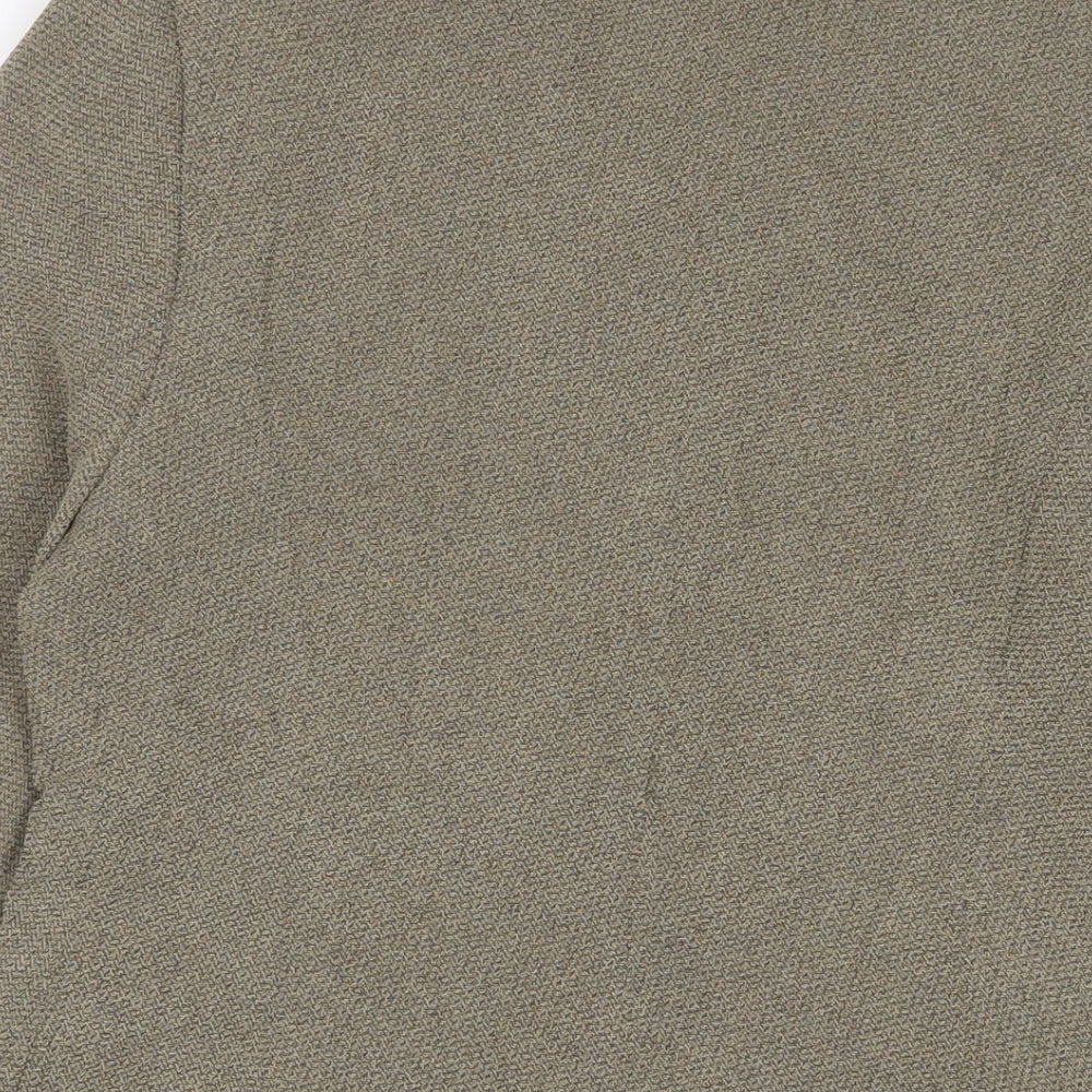 BHS Womens Brown Jacket Blazer Size 10 Button