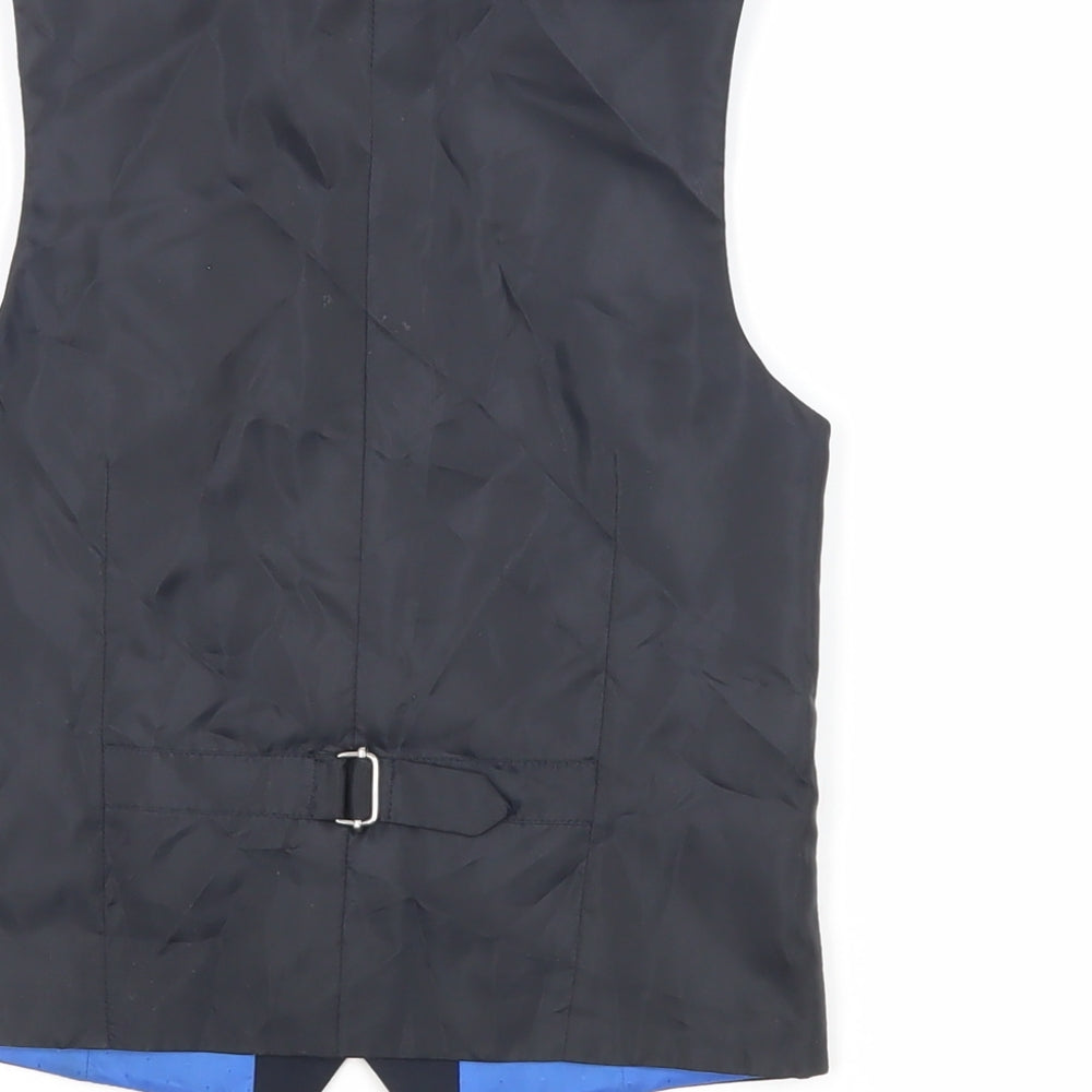 NEXT Boys Blue Jacket Waistcoat Size 8 Years Button