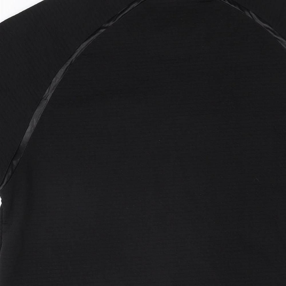 Creative Recreation Mens Black Polyester T-Shirt Size M Round Neck