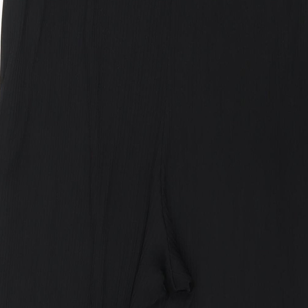 ASOS Womens Black Polyester Trousers Size 16 L21 in Regular