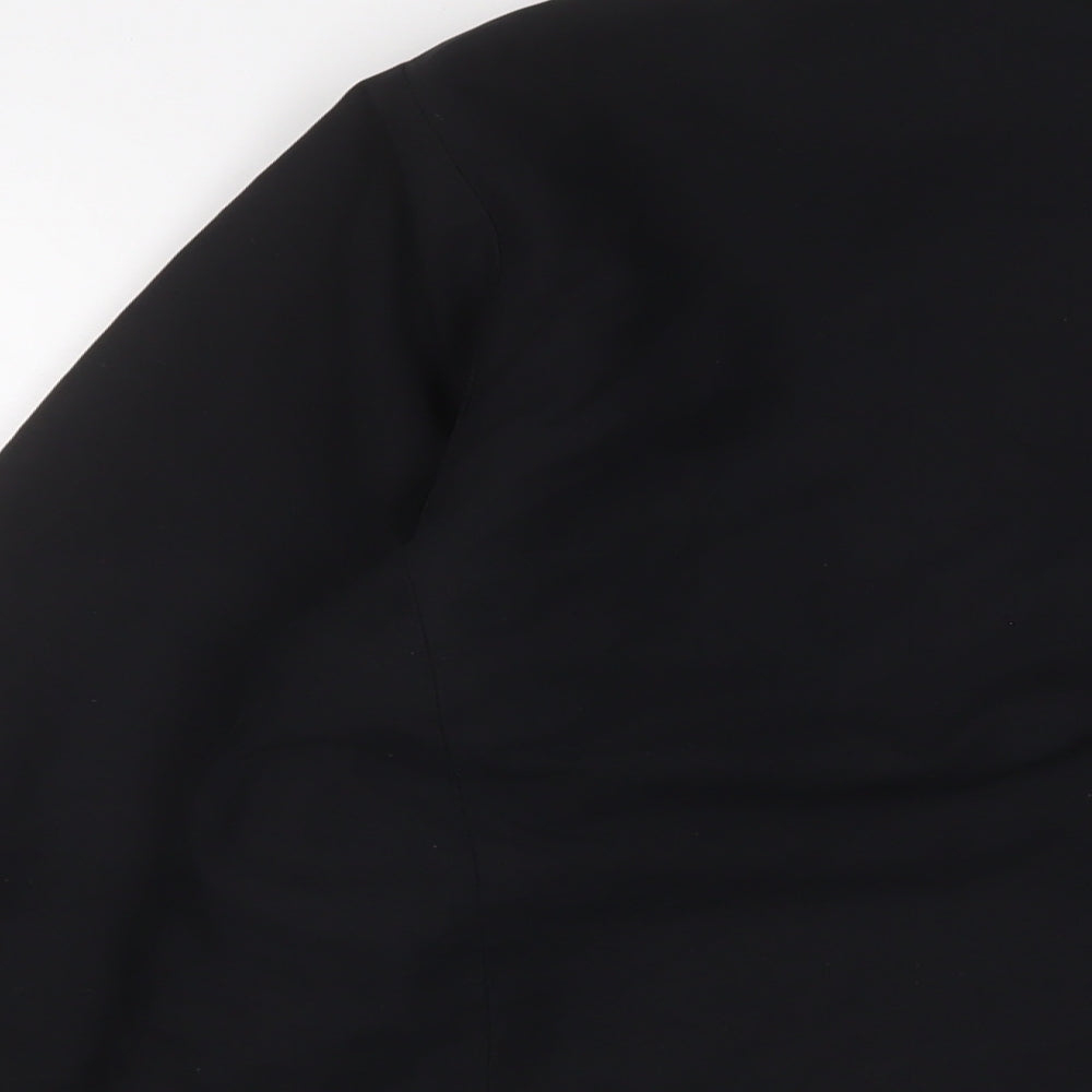 DASH Womens Black Jacket Size 12 Zip