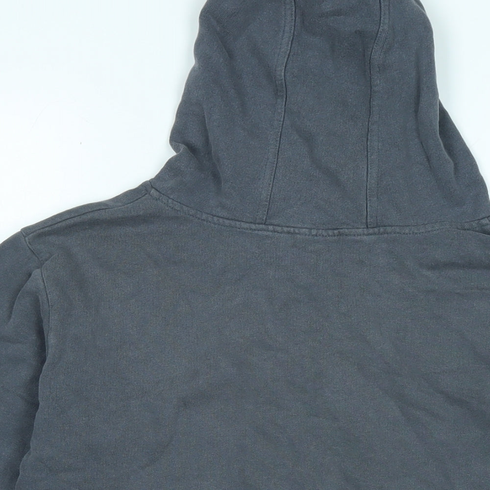 Pineapple Womens Grey Cotton Pullover Hoodie Size S - Pineapple