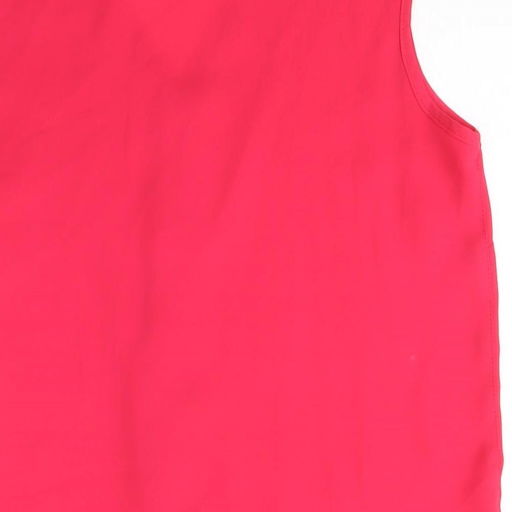 Dorothy Perkins Women's Red Sleeveless Blouse Size 12