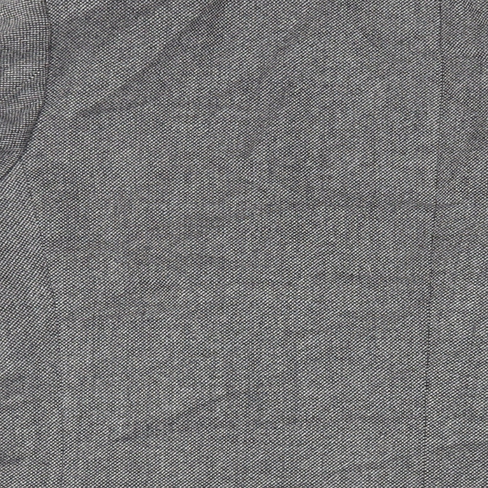 Marks & Spencer Mens Grey Wool Jacket Blazer Size 44 Regular
