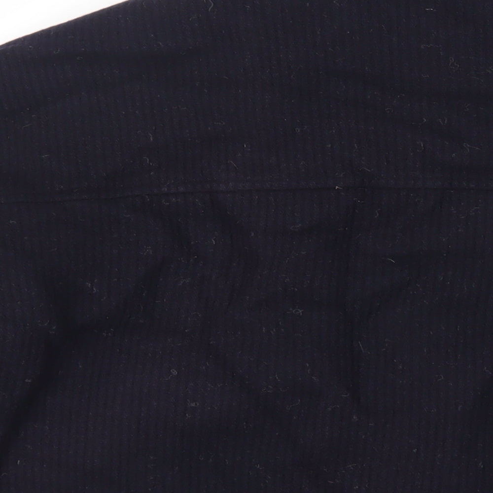 Debenhams Mens Blue Jacket Size XL Zip - Textured