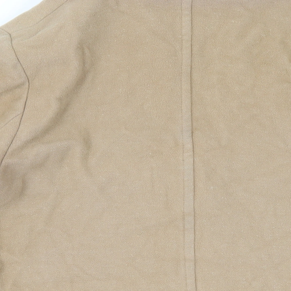 Marks & Spencer Womens Beige Pea Coat Coat Size 16 Button