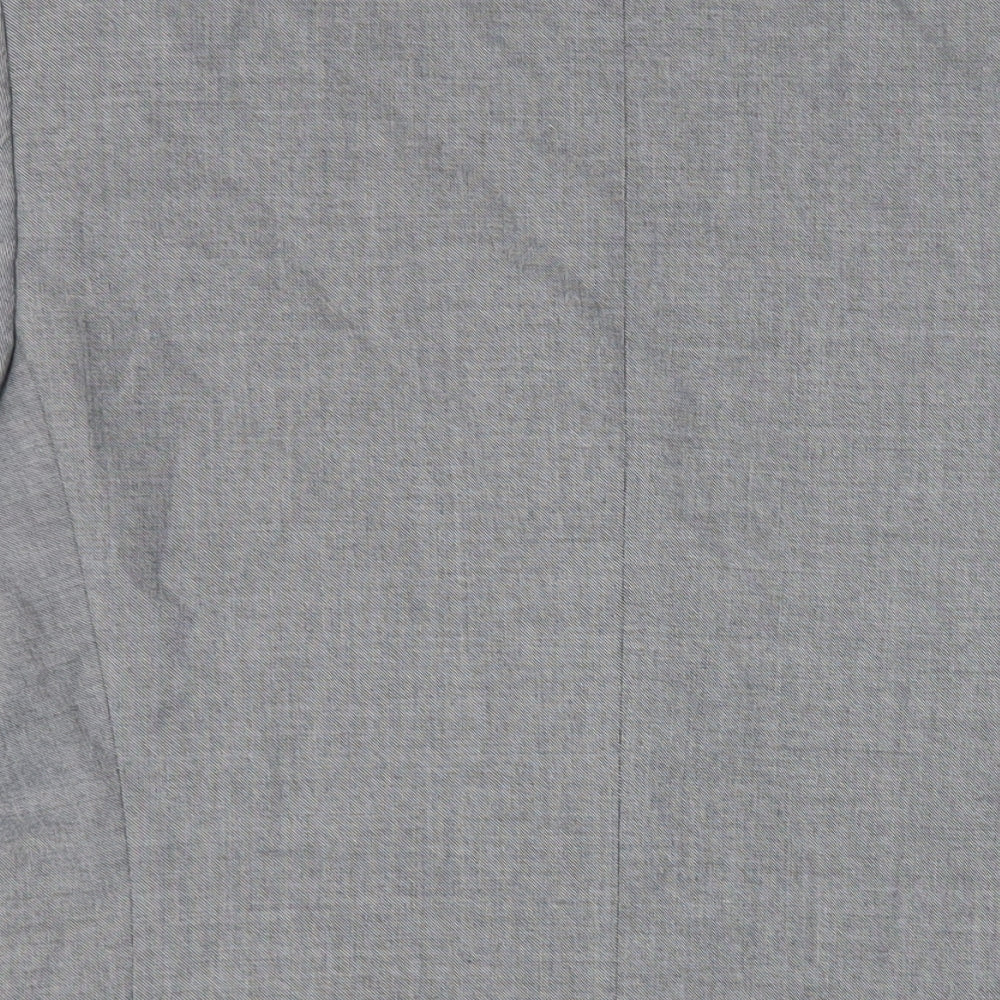 Marks & Spencer Mens Grey Polyester Jacket Suit Jacket Size 36 Regular