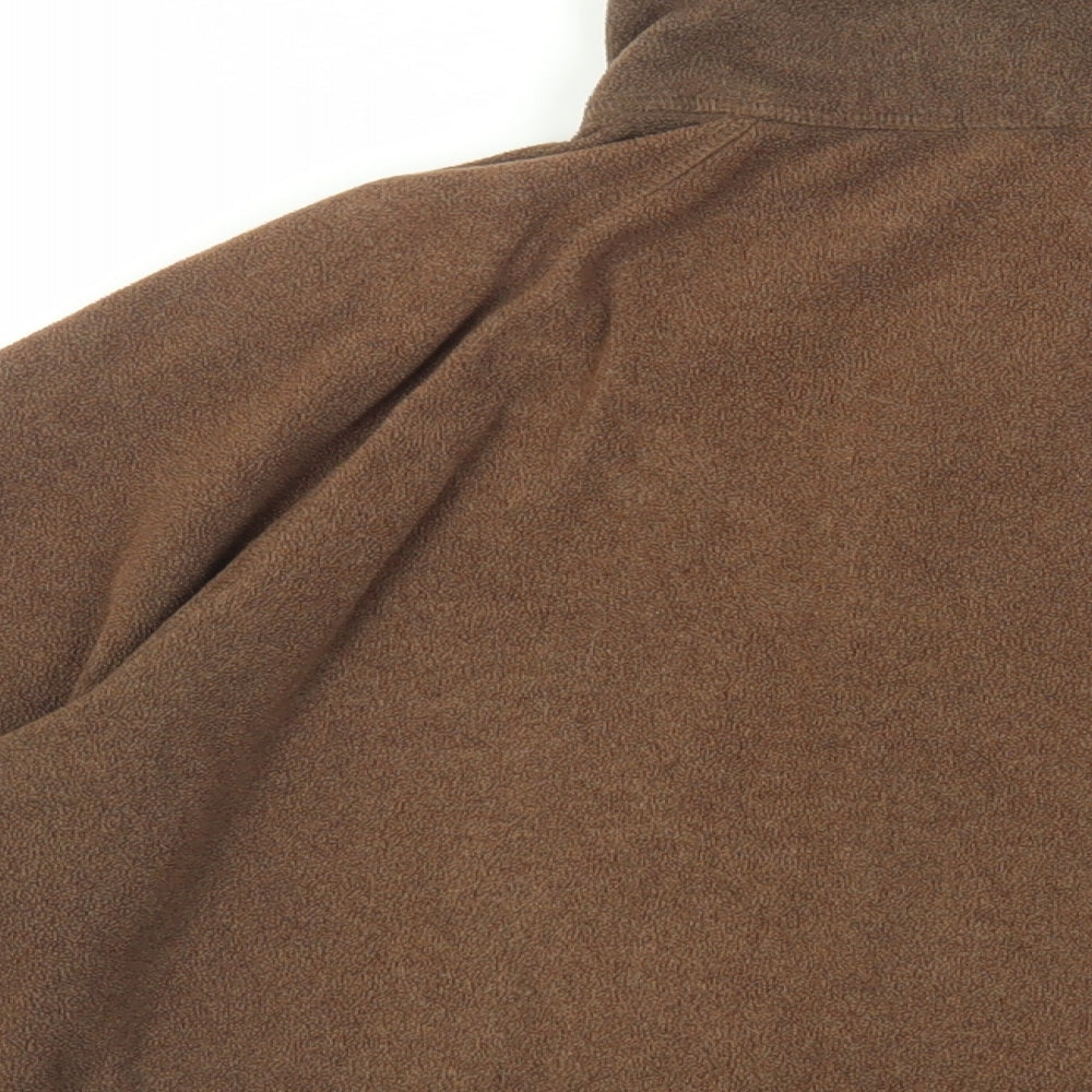 Lands' End Mens Brown Polyester Pullover Sweatshirt Size M