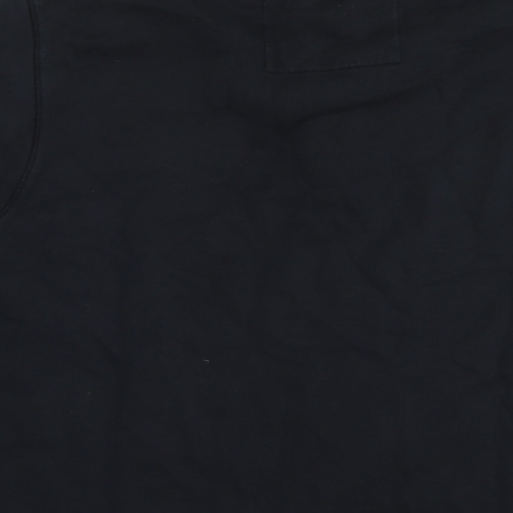 BOSS Womens Black Cotton Pullover Hoodie Size L Pullover