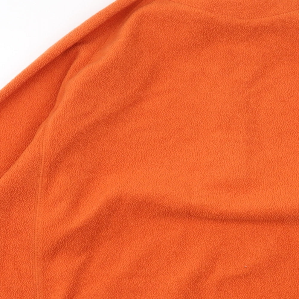 Cotton Traders Mens Orange Polyester Pullover Sweatshirt Size M