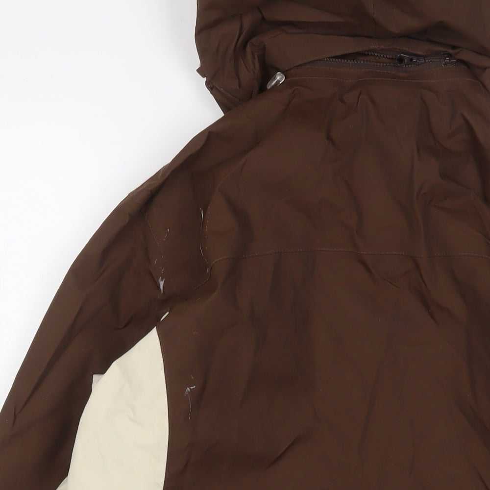DECATHLON Womens Brown Jacket Coat Size M Zip