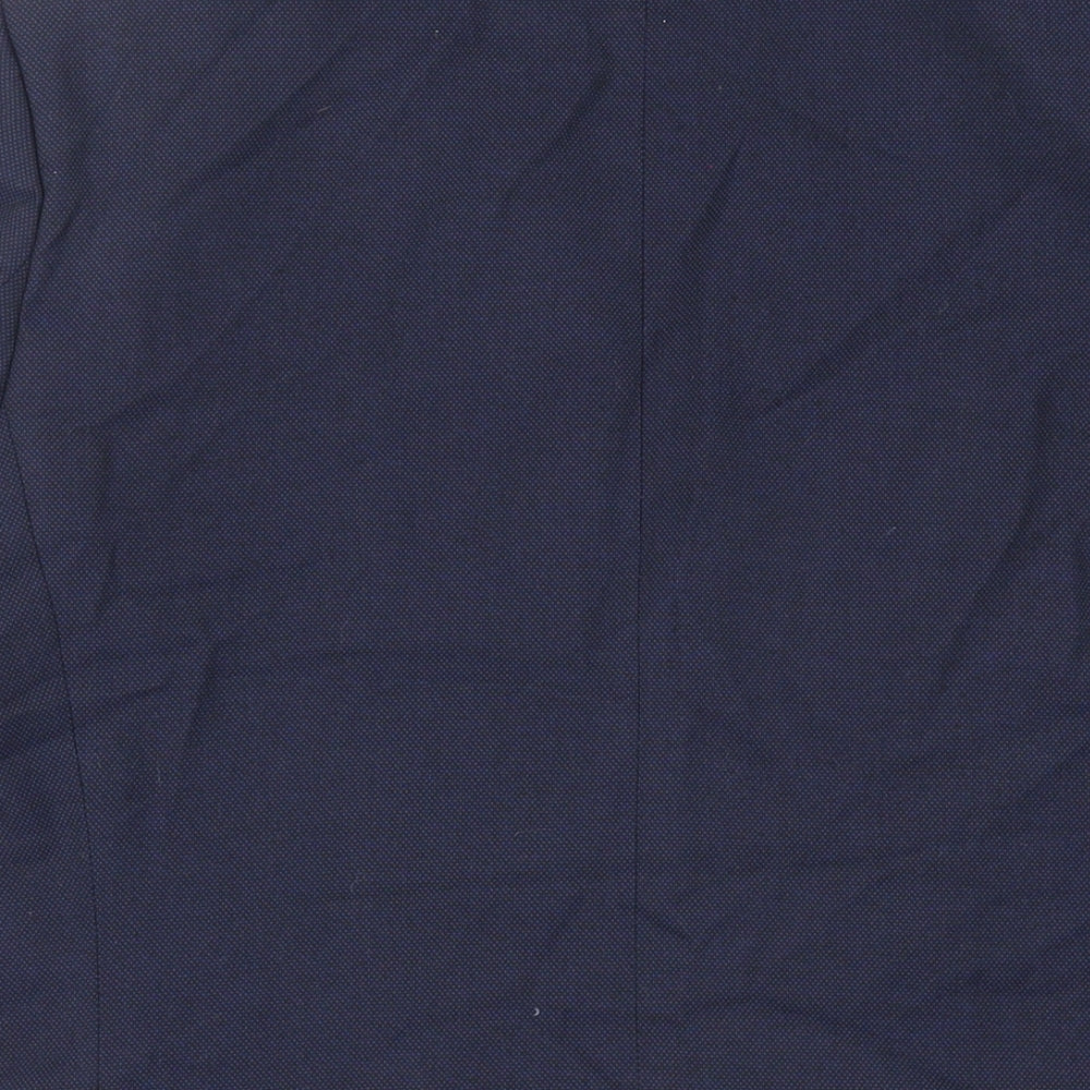 Marks & Spencer Mens Blue Polyester Jacket Suit Jacket Size 40 Regular