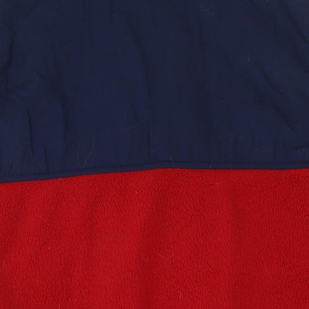 Get Fleeced Mens Red Gilet Waistcoat One Size Zip