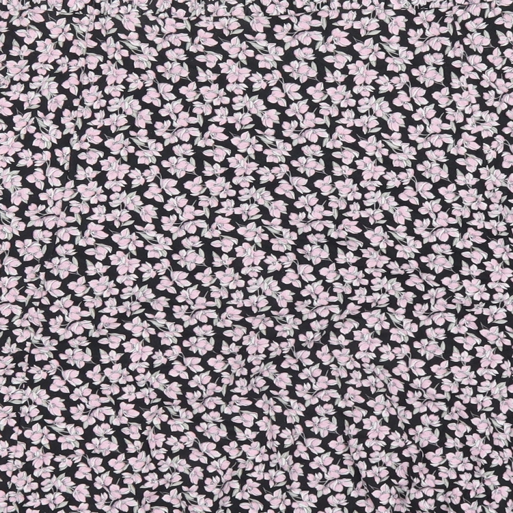 Classics Womens Pink Floral Viscose A-Line Skirt Size 32