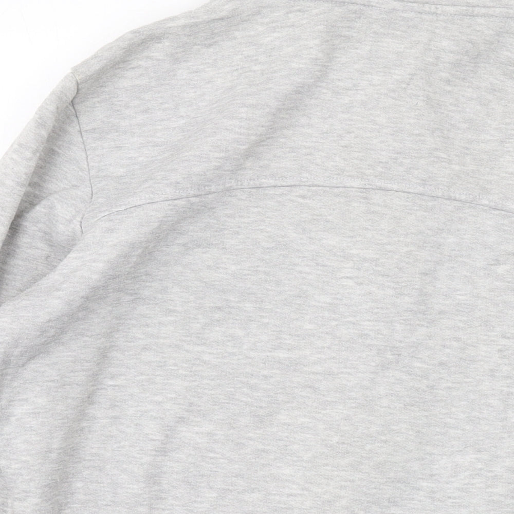 LA Gear Womens Grey Polyester Full Zip Sweatshirt Size 14 Zip