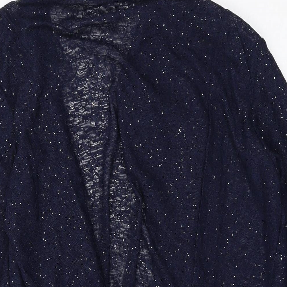 Just Elegance Womens Blue Jacket Blazer Size L