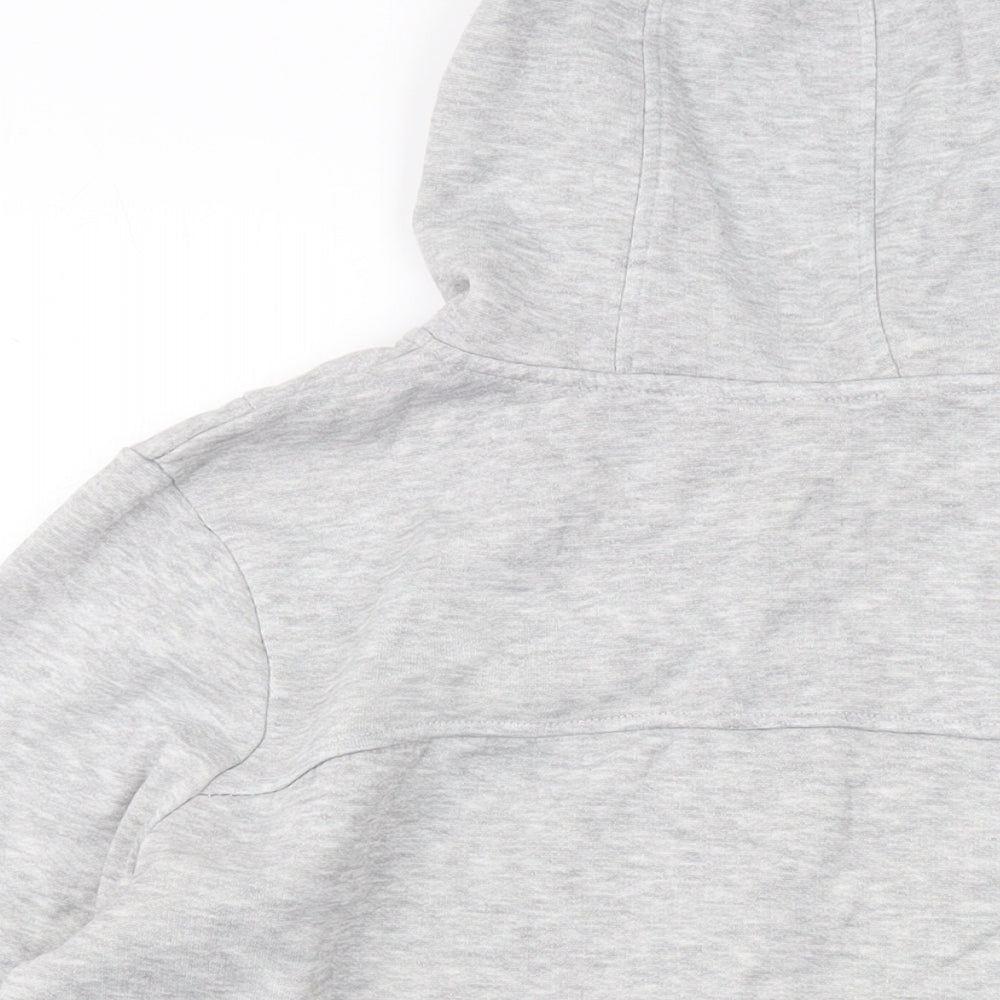 LA Gear Womens Grey Polyester Full Zip Hoodie Size 16 Zip