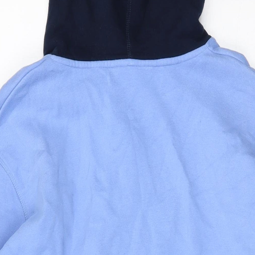 Cotton Traders Mens Blue Cotton Pullover Hoodie Size XL