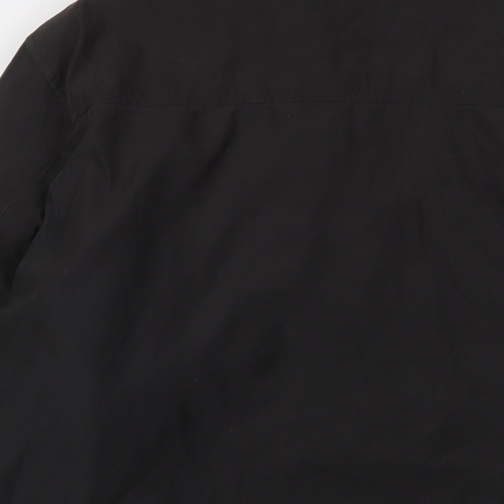 Henley & Knight Mens Black Jacket Coat Size 2XL Zip