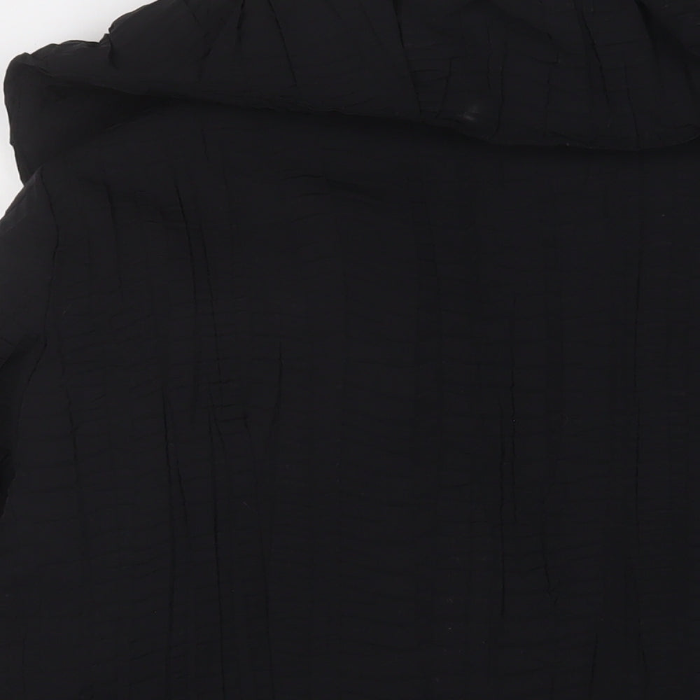 Jean Marc Phillips Womens Black Jacket Coat Size 8 Button