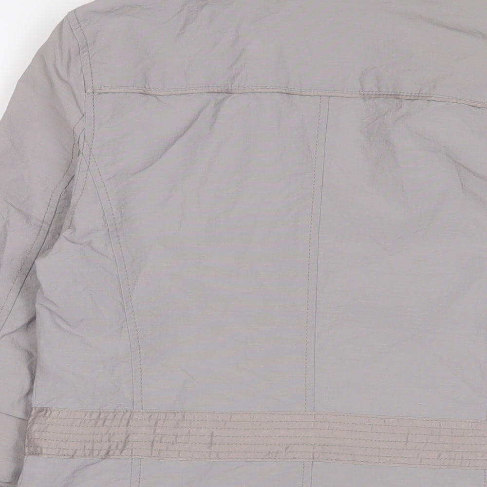 RJR.John Rocha Womens Grey Jacket Size 10 Zip