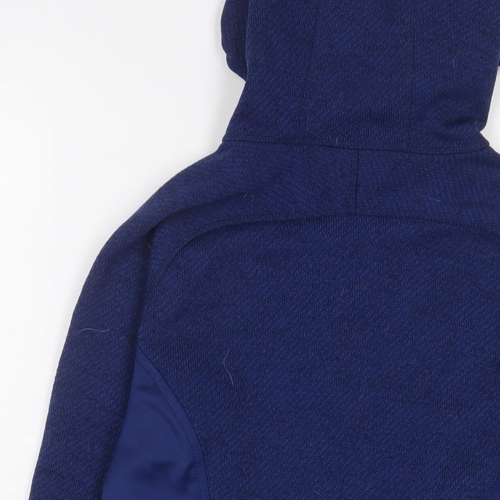 North Ridge Womens Blue Jacket Size 8 Zip - Logo, Embroidered