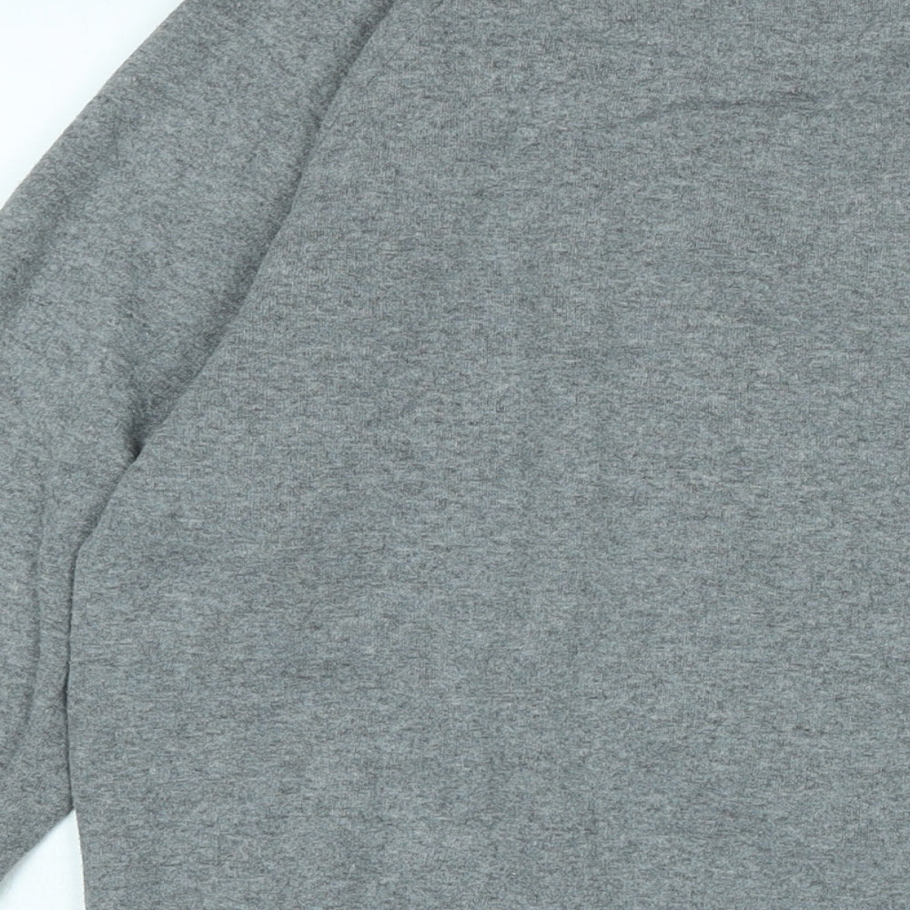 Authentic Boys Grey Polyester Pullover Sweatshirt Size S - Logo